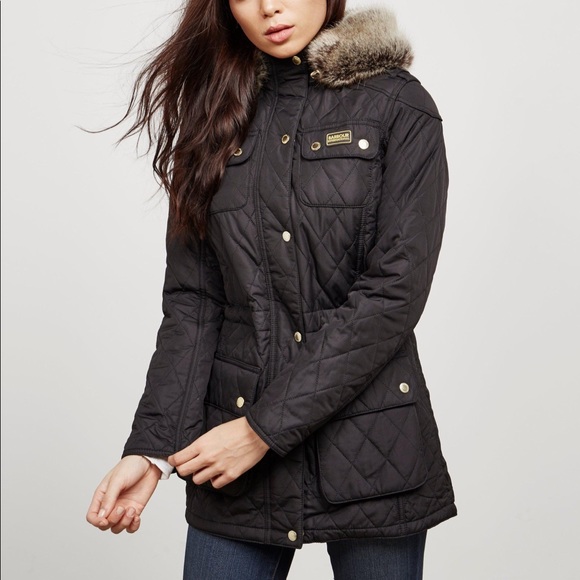 barbour international enduro quilted jacket
